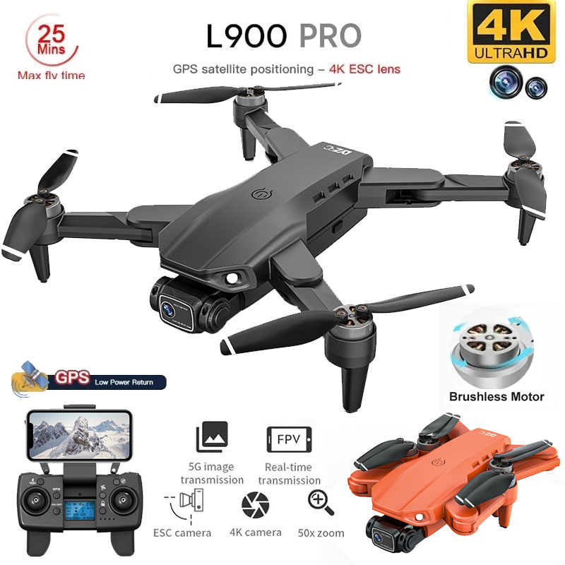 Drone Kit Professional - L900 Pro GPS Drone 4K profesyonel