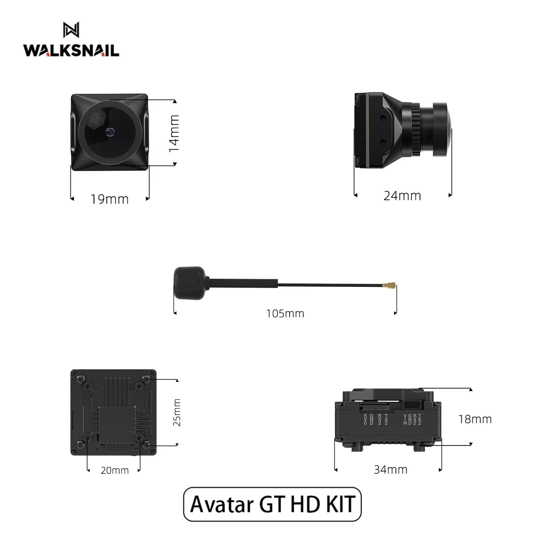 Walksnail Avatar GT HD KIT 2W  - Drone Kit Racing incelemesi ve fiyatı
