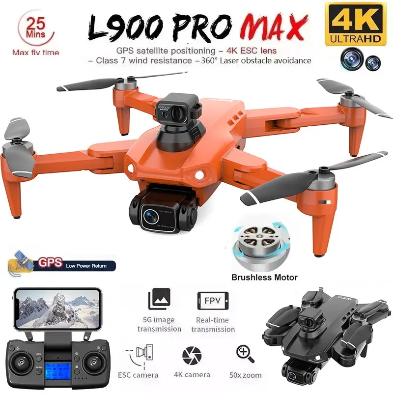 L900 Pro MAX GPS Drone 4K Prof - Drone Kit Professional incelemesi ve fiyatı