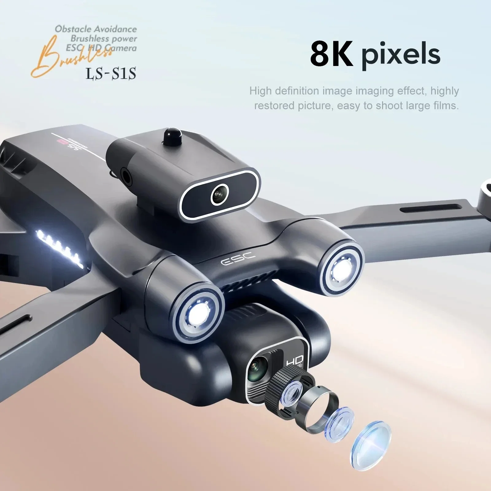 Yeni S1S 5G GPS Drone kamera 8 - Drone Kit Professional incelemesi ve fiyatı