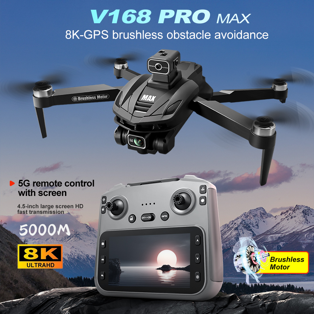 V168 PRO Max GPS Drone 8K Prof - Drone Kit Professional incelemesi ve fiyatı